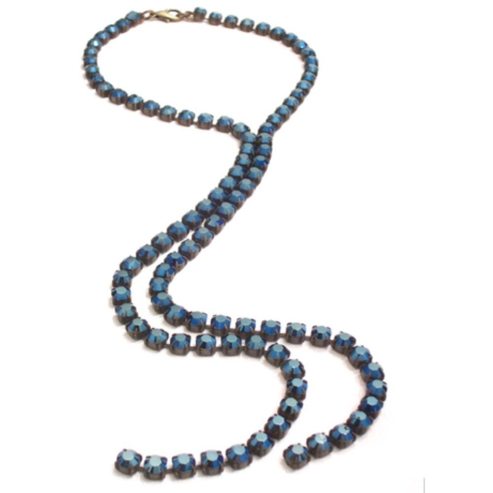 Ann  Ziebell Crystal Lariat Necklace